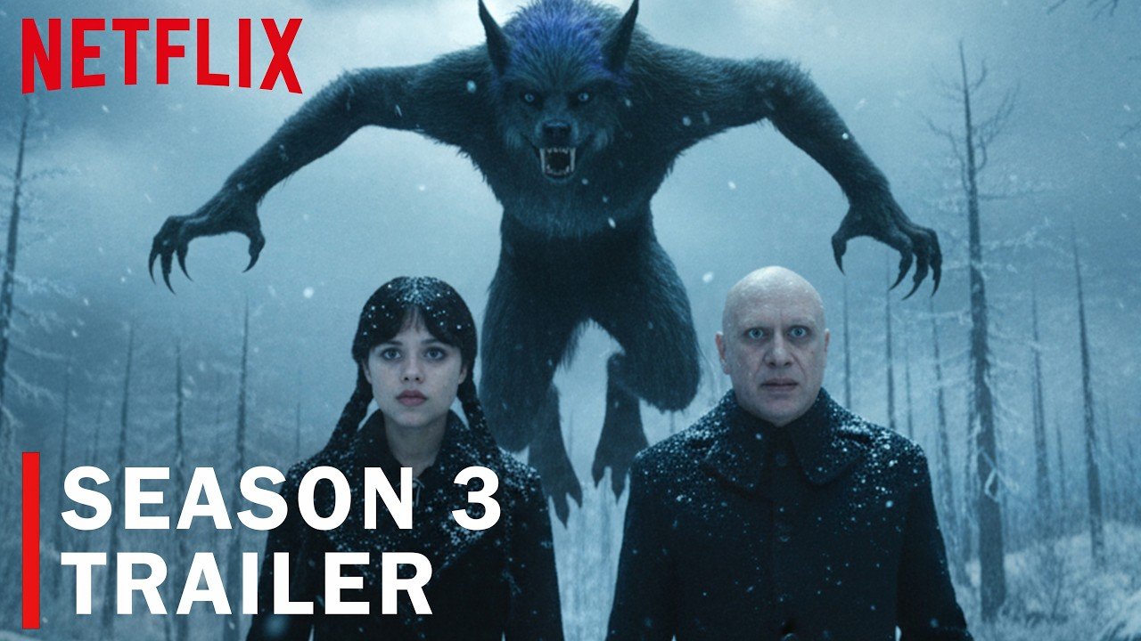 Wednesday Season 3 resmi fragman Netflix
